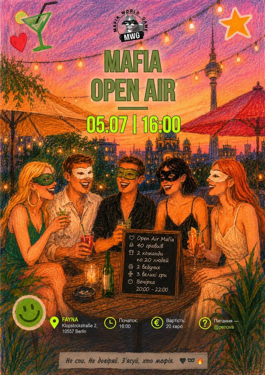 ⭐️ MAFIA OPEN AIR | 05.07 СТІЛ 2