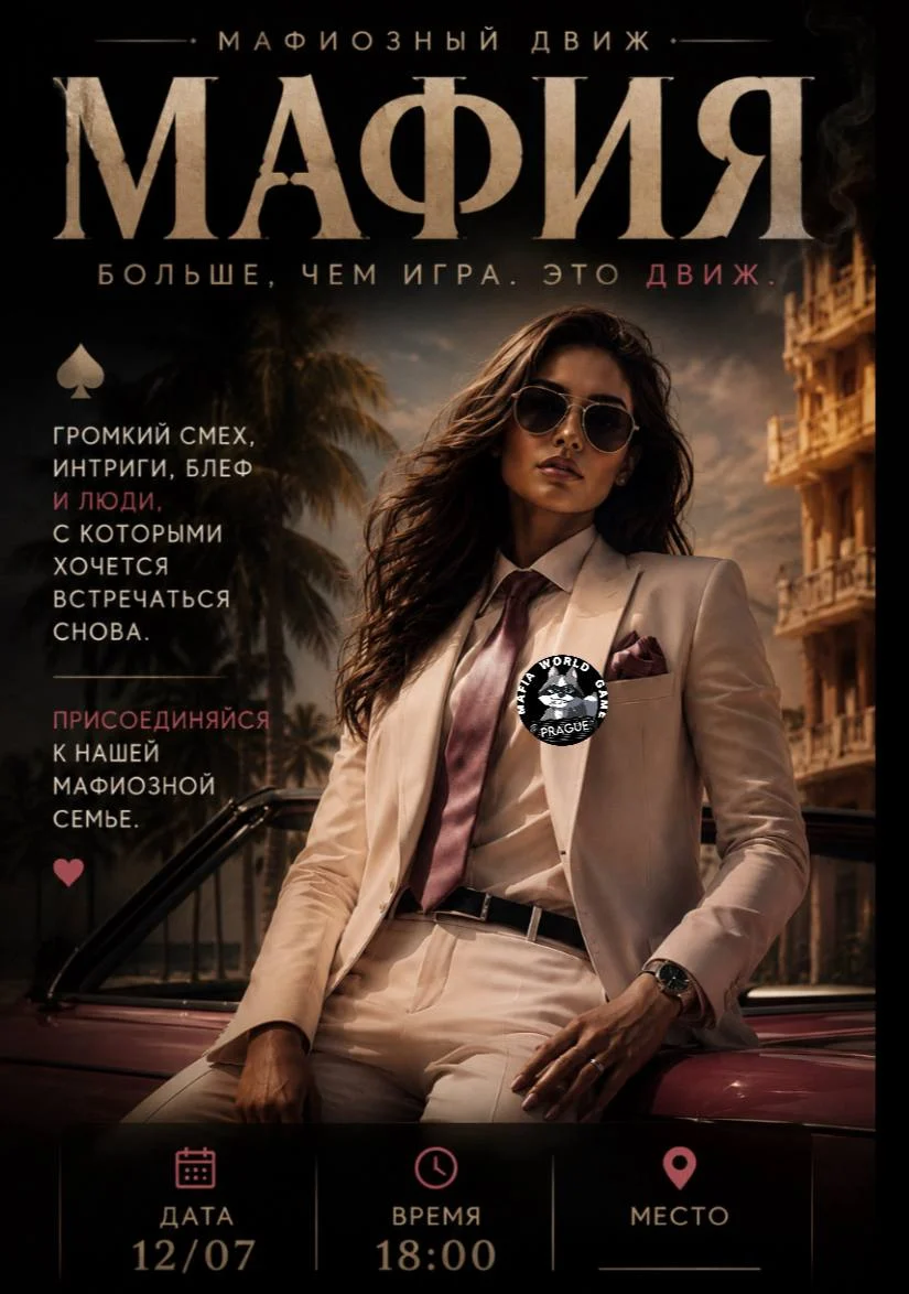 Мафия — это больше, чем игра.