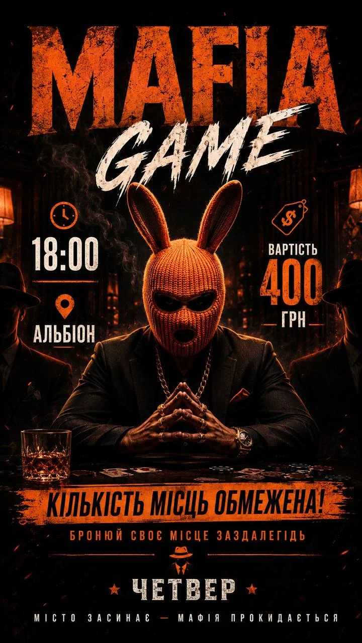 Мафія у Четвер 🔥
